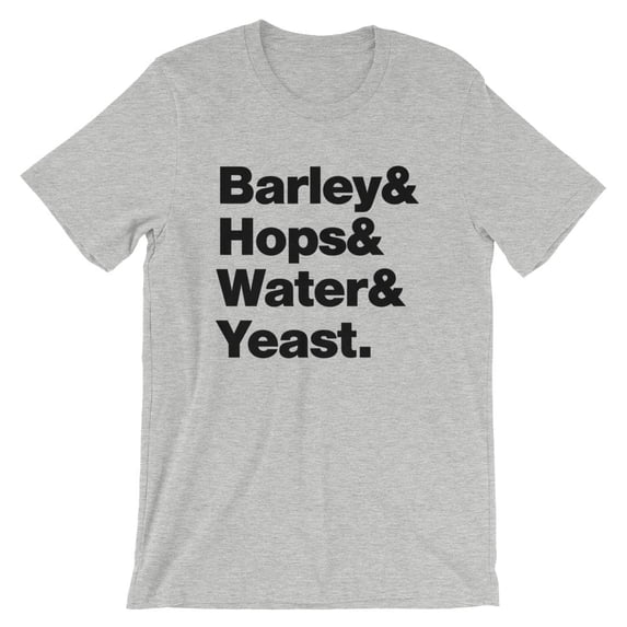 Mighty Circus Barley Hops T-Shirt - Gray, Small