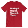 thumbnail image 1 of Mighty Circus Barley Hops T-Shirt - Red, Small, 1 of 2