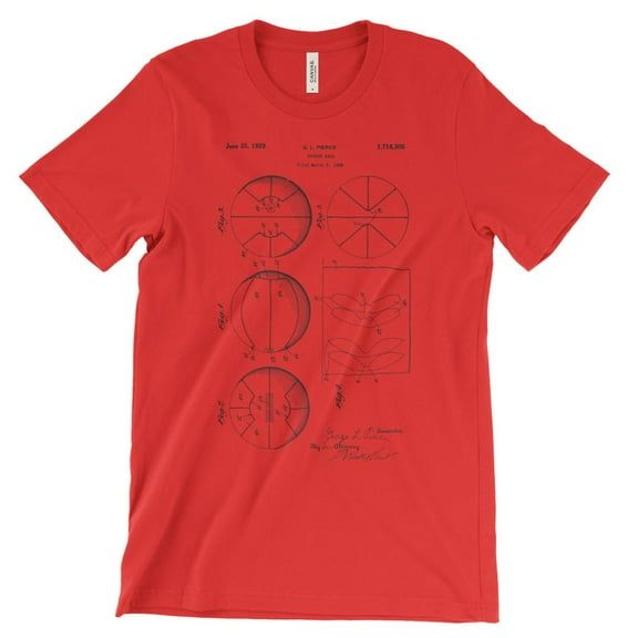 Mighty Circus Basketball Patent T-Shirt - Red, Large