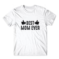 thumbnail image 1 of Mighty Circus Best Mom Ever T-Shirt 100% Cotton Premium Tee - White, Double Extra Large, 1 of 2