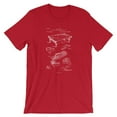 thumbnail image 1 of Mighty Circus Billiards Table Patent T-Shirt - Red, Large, 1 of 2