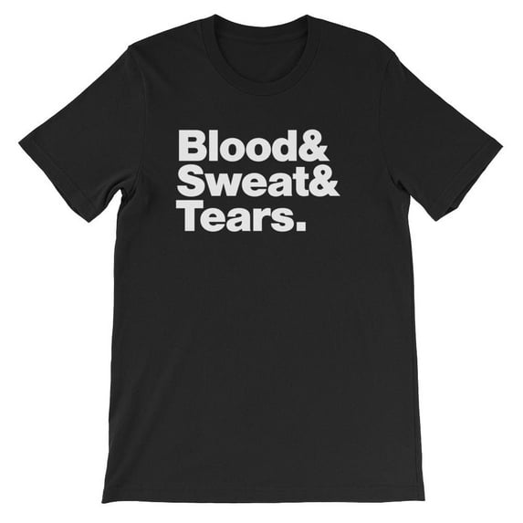 Mighty Circus Blood Sweat and Tears T-Shirt - Black, Extra Large