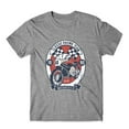 thumbnail image 1 of Mighty Circus Classic Racing Motorcycle Team T-Shirt 100% Cotton Premium Tee NEW - Gray, Tripple Extra Large, 1 of 2