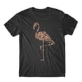 thumbnail image 1 of Mighty Circus Flamingo In Flowers T-Shirt 100% Cotton Premium Tee NEW - Black, Small, 1 of 2