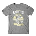 thumbnail image 1 of Mighty Circus Flying Fish T-Shirt 100% Cotton Premium Tee NEW - Gray, Double Extra Large, 1 of 2