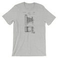 thumbnail image 1 of Mighty Circus Folding Camera Patent T-Shirt - Gray, Small, 1 of 2