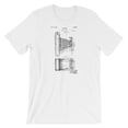 thumbnail image 1 of Mighty Circus Folding Camera Patent T-Shirt - White, Tripple Extra Large, 1 of 2