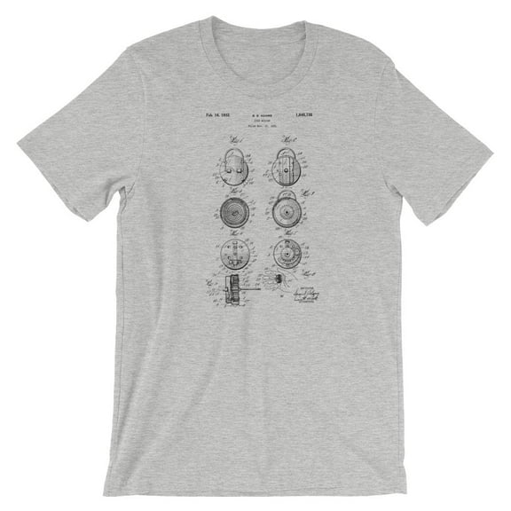 Mighty Circus Joy Buzzer Patent T-Shirt - Gray, Medium
