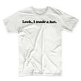 thumbnail image 1 of Mighty Circus Look, I Made A Hat T-Shirt - White, Small, 1 of 2