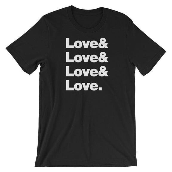Mighty Circus Love Love T-Shirt - Black, Medium