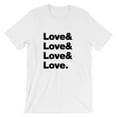 thumbnail image 1 of Mighty Circus Love Love T-Shirt - White, Double Extra Large, 1 of 2