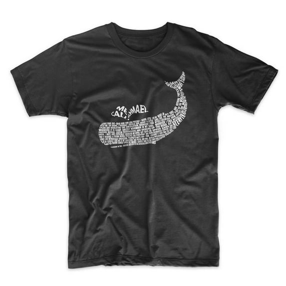Mighty Circus Moby Dick T-Shirt - Black, Double Extra Large
