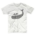 thumbnail image 1 of Mighty Circus Moby Dick T-Shirt - White, Extra Large, 1 of 2