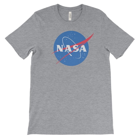 Mighty Circus NASA Logo (center) T-Shirt - Black, Medium