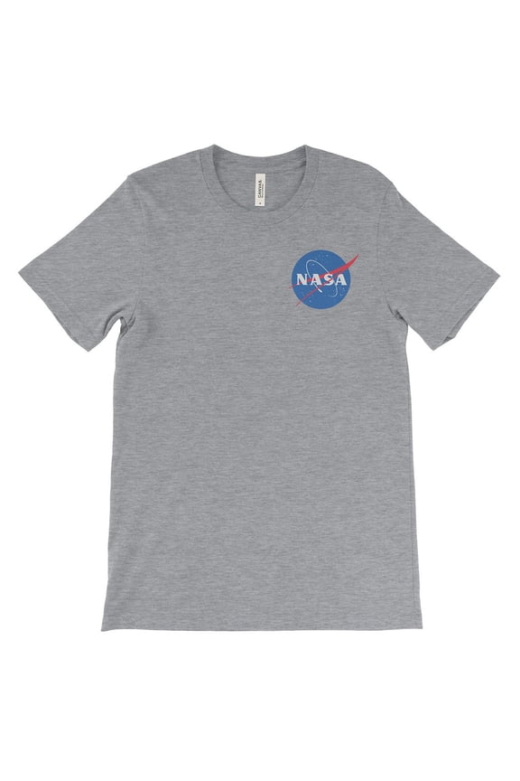 NASA Meatball Logo (left) T-Shirt - Gray, Small