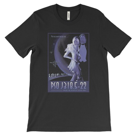 Mighty Circus PSO J318 T-Shirt from NASA's Visions of the Future - Black, Tripple Extra Large