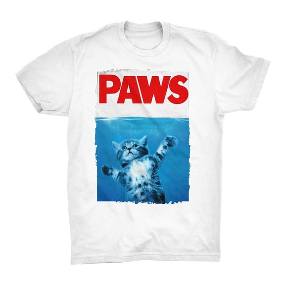 Mighty Circus Paws T-Shirt - White, Small