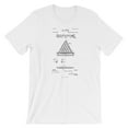 thumbnail image 1 of Mighty Circus Pool Ball Frame Patent T-Shirt - White, Tripple Extra Large, 1 of 2