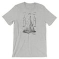 thumbnail image 1 of Mighty Circus Sailboat Patent T-Shirt - Gray, Large, 1 of 2