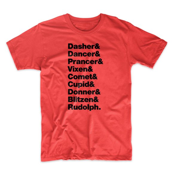 Mighty Circus Santa's Reindeer T-Shirt - Red, Tripple Extra Large