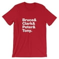 thumbnail image 1 of Mighty Circus Secret Identity T-Shirt - Red, Double Extra Large, 1 of 2