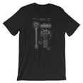 thumbnail image 1 of Mighty Circus Steel Guitar Patent T-Shirt - Black, Medium, 1 of 2
