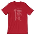thumbnail image 1 of Mighty Circus Steel Guitar Patent T-Shirt - Red, Extra Large, 1 of 2
