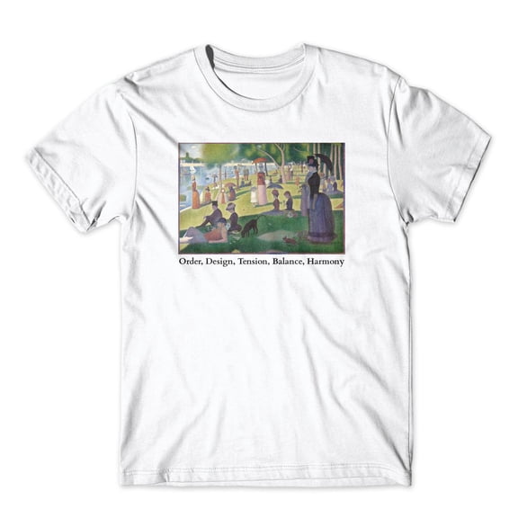 Mighty Circus Sunday In The Park With George T-Shirt - White, Small