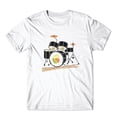 thumbnail image 1 of Mighty Circus Sushi Music Drum T-Shirt 100% Cotton Premium Tee NEW - White, Extra Large, 1 of 2