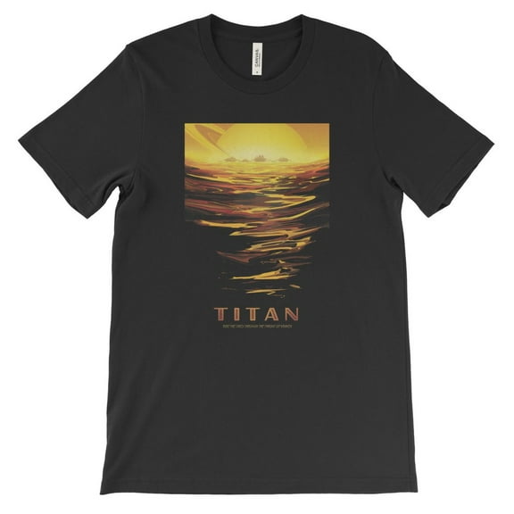 Mighty Circus Titan T-Shirt from NASA's Visions of the Future - Black, Small