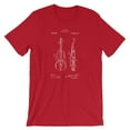 thumbnail image 1 of Mighty Circus Violin Patent T-Shirt - Red, Extra Large, 1 of 2