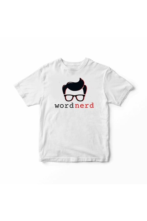 Word Nerd T-Shirt - White, Medium