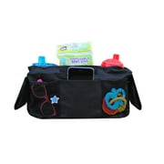 Mighty Clean Baby Stroller Organizer - Fits Most Strollers with Two Deep Insulated Cup Holders