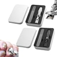 thumbnail image 1 of Mighty Clip Nail Clippers,Mightyclip Nail Clippers,Mighty Clip Nail Clippers for Men and Women,German Professional Toe Clippers for Seniors for Thick Nails,Splash-Proof with Rasp (Black), 1 of 8