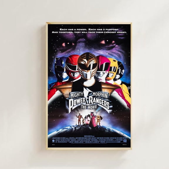 Mighty Color Team Superhero Earth Defender Game Room Wall Art, Unframed Poster