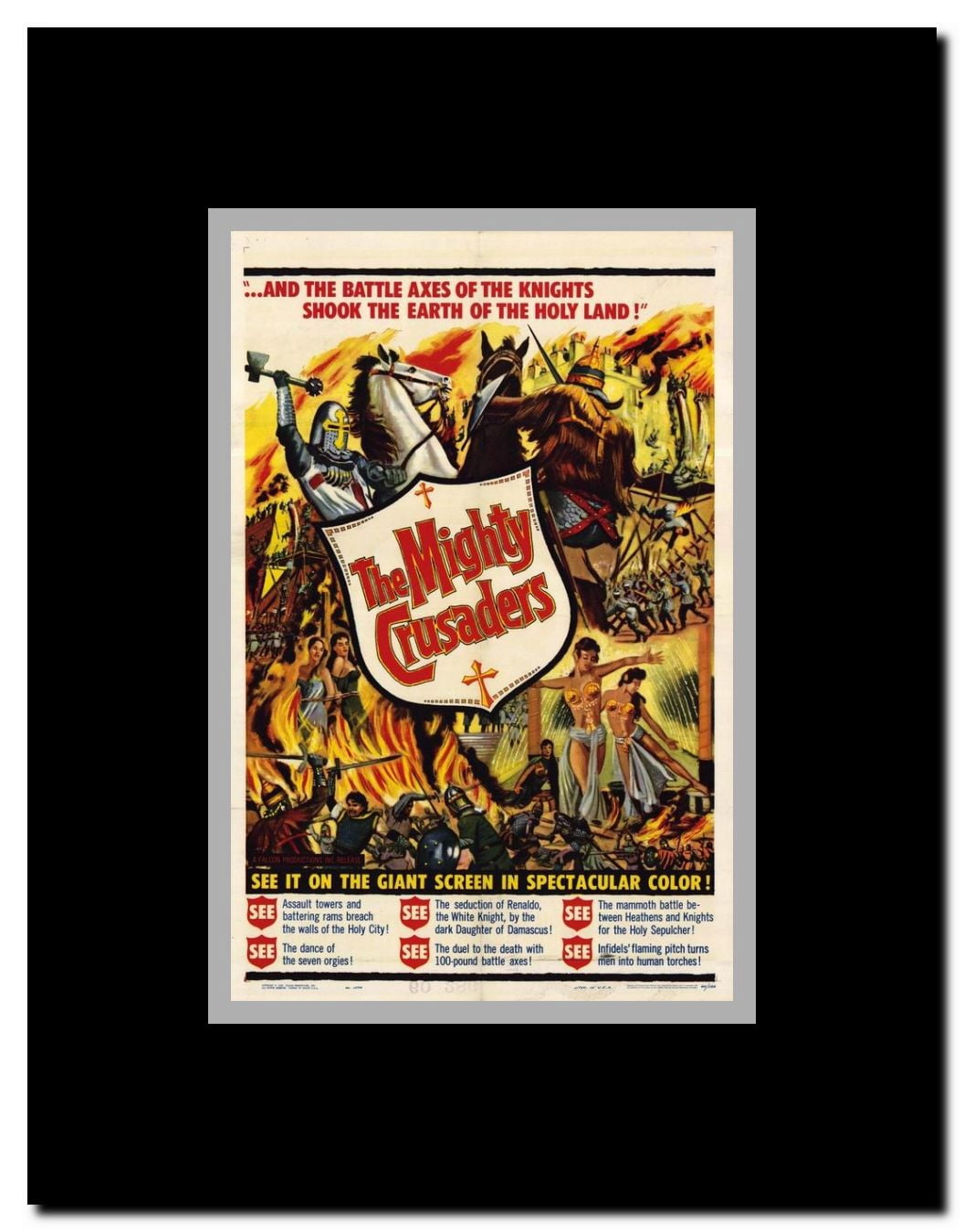 Mighty Crusaders Framed Movie Poster