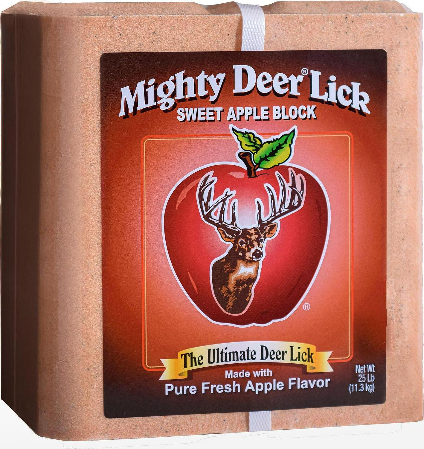Mighty Deer Lick 25 lb. Sweet Apple Block Deer Attractant