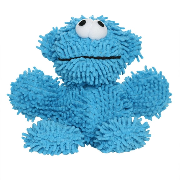 Mighty Jr Microfiber Ball Monster Durable Plush Squeaky Dog Toy