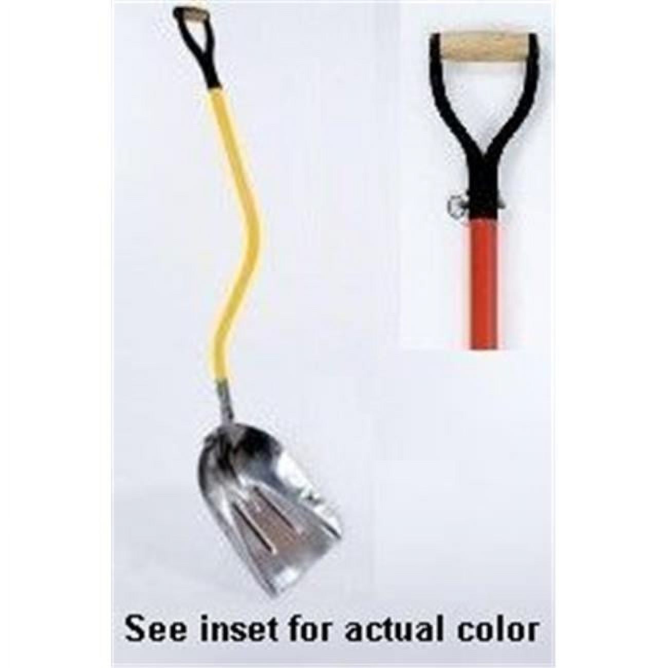 Mighty Ergo Shovel. All Metal Ergonomic Scoop. Size: Large. Color