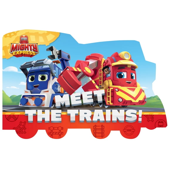 Pre-Owned Mighty Express Meet the Trains!, (Board Book)