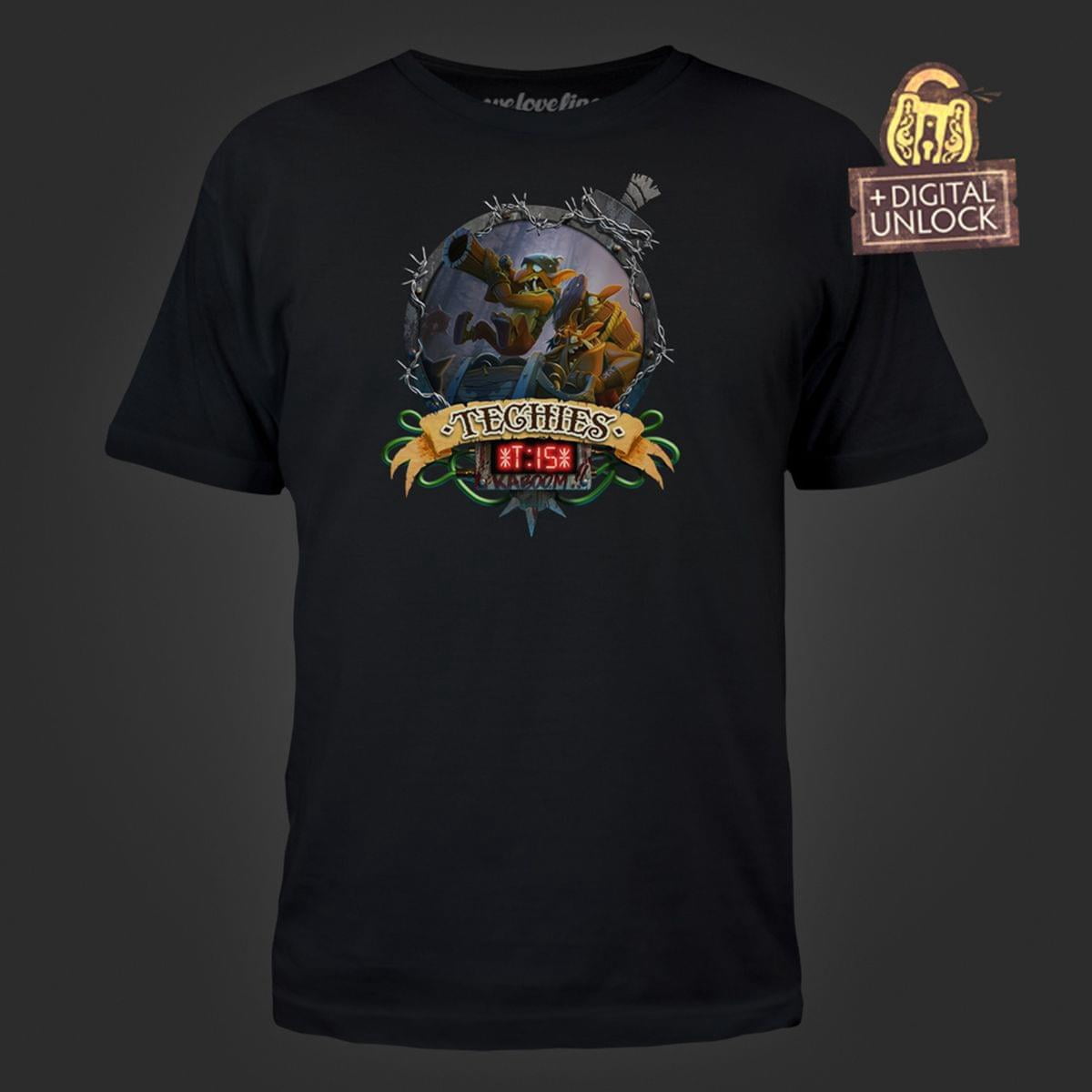 Dota 2 Techies Kaboom. Camiseta Unisex Para Hombre, Camiseta De Algodón