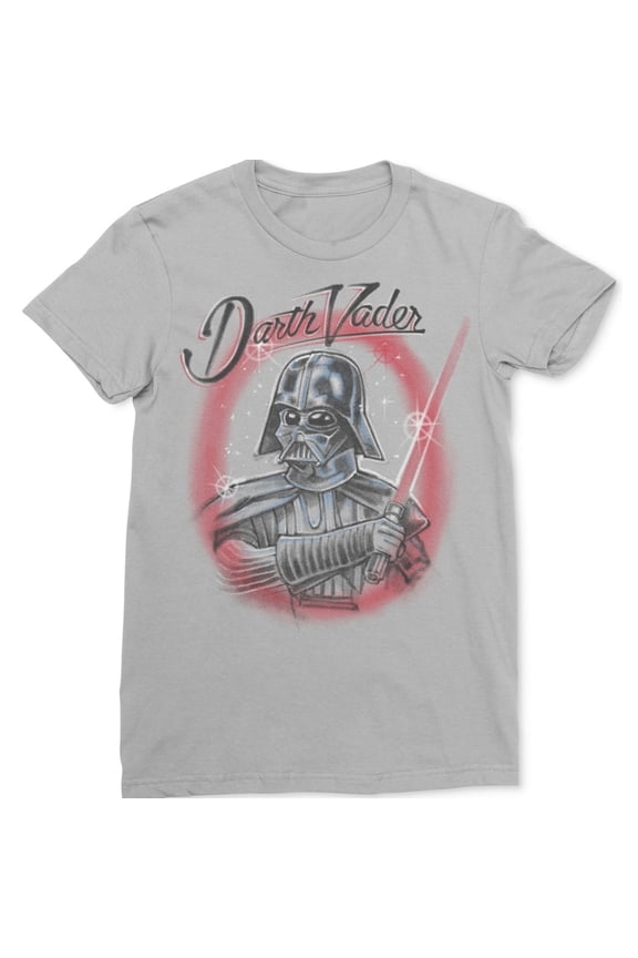 Mens Dart Vader Graphic T-Shirt, Grey, Small