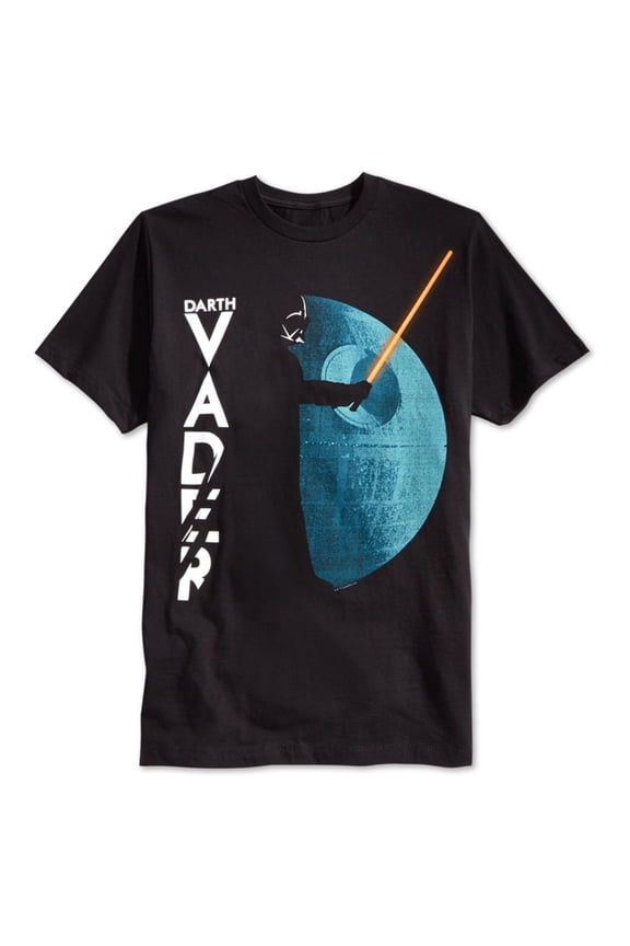 Mens Vader's Pose Graphic T-Shirt, Black, Small