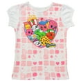 thumbnail image 1 of Shopkins Love to Shop Toddlers White T-Shirt, 1 of 2