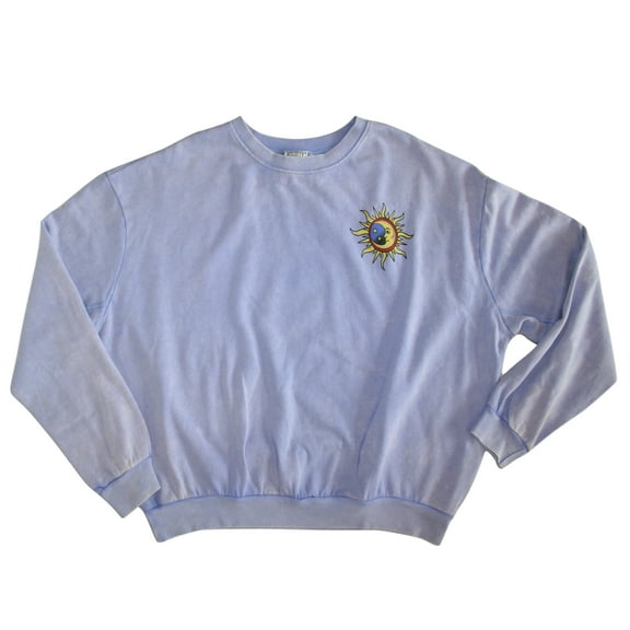 Mighty Fine Sun and Moon Junior Women's Pullover Sweatshirt (XL)