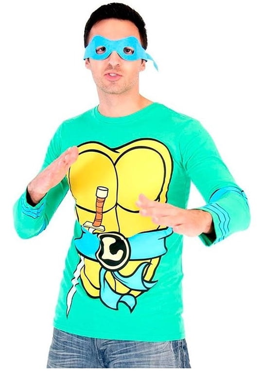 Teenage Mutant Ninja Turtles Fancy-Dress Costumes for Boys with Eye Mask, Kids Size M