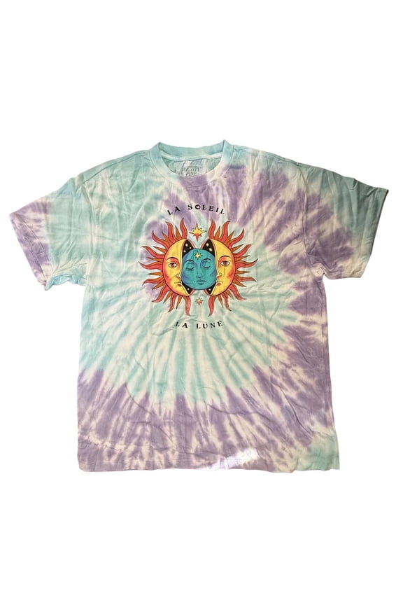 Tie Dye Men's La Soliel/La Lune T-shirt (Small)