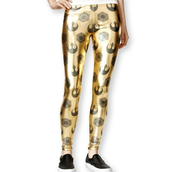 Mighty Fine Womens Empire & Rebel Casual Leggings, Metallic, X-Small