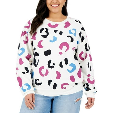 Mighty Fine Womens Plus Fleece Crewneck Sweatshirt