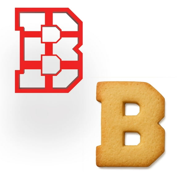 Mighty Gadget 4 inches Varsity Letters Cookie Cutters (B)